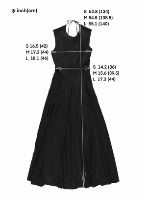 Back Open Silky Flare Dress | Tsuya