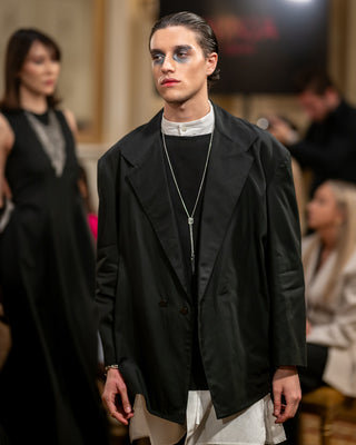 Shuriken Draped Black T-shirt