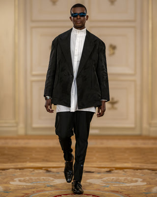 Raven Pattern Double Jacket