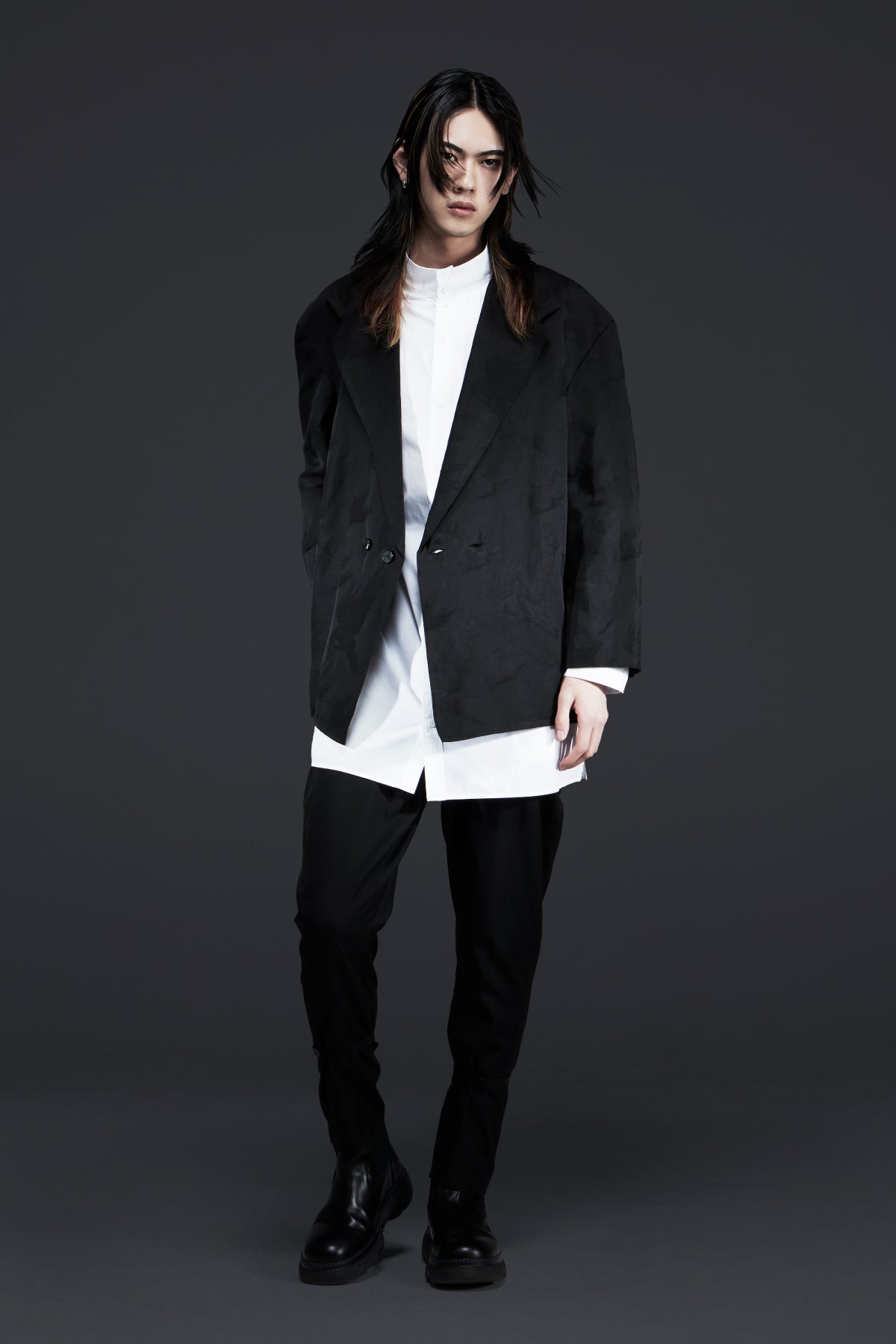 トップス NULLUS ENTANGE CHEKERED SOALON SHIRT MUSINSA公式 | TRILLION Two pocket ombre check shirt (BLUE)