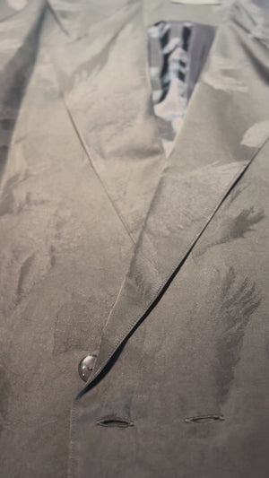 Raven Pattern Double Jacket