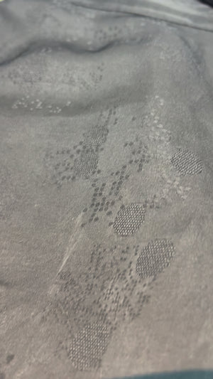 Code Pattern Jacket with Waist String Cipher