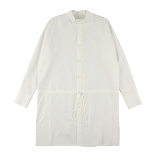 White long Shirt with Waist String